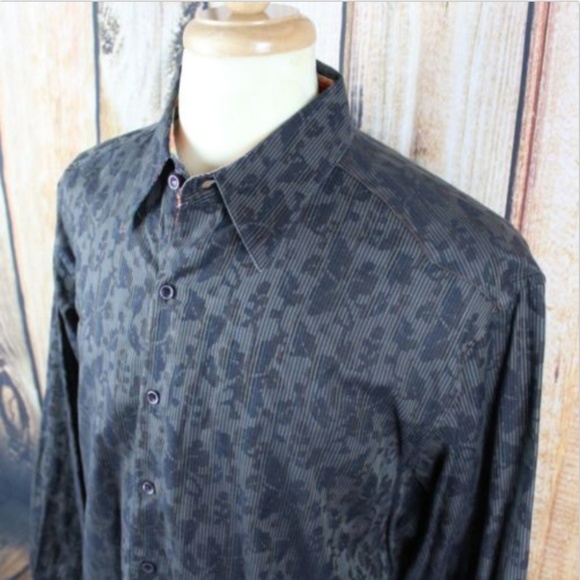 Robert Graham Men's Large Flip Cuff Long Sleeve - Picture 6 of 8